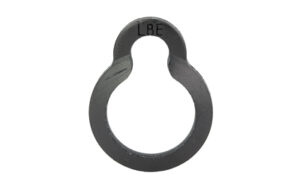 Steel circular tool with L8E engraving.