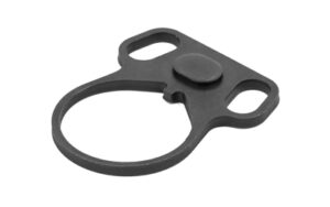 Metal sling attachment loop for firearms