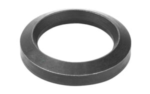 Metal washer isolated on white background
