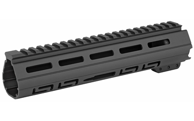 Black rifle handguard with rail system