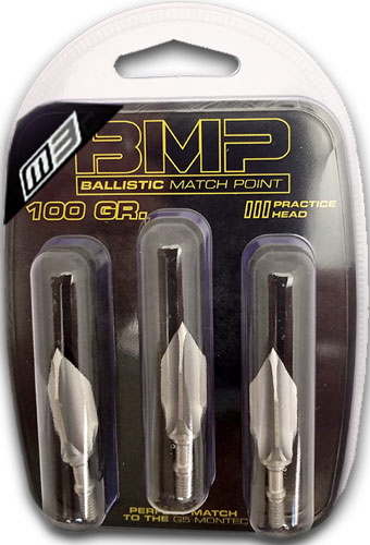BMP practice broadhead set in packaging