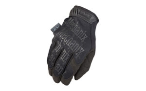 Black Mechanix glove with logo.
