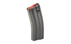 30-round ammunition magazine on white background.