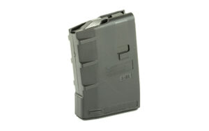 Black rifle magazine on white background.
