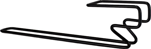 Black paper towel holder with minimalist design