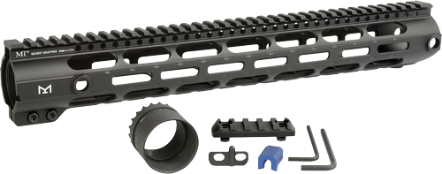 Black tactical rail system with attachments and tools.