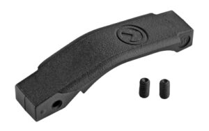 Black lever handle with two screws