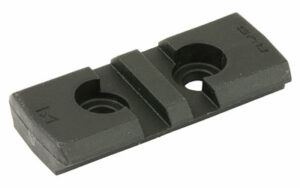 Black plastic ATV fuel tank mounting bracket