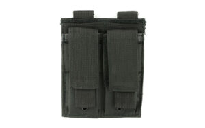 Black tactical dual magazine pouch