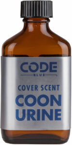 Code Blue raccoon urine hunting scent bottle