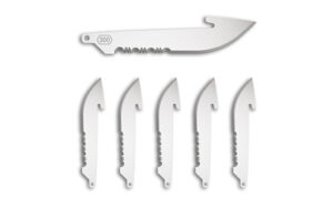 Five blade knife set with unique design