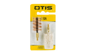 Otis gun cleaning brush and mop in packaging.