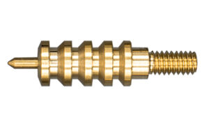 Brass threaded fastener with multiple ridges