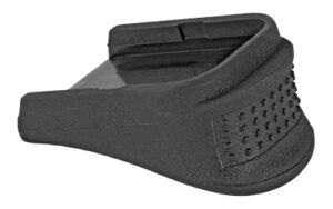 Black pistol grip extension for improved handling