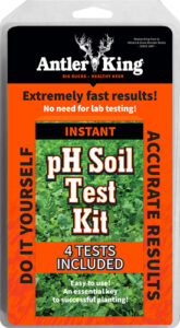 Instant pH soil test kit, fast results.