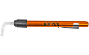 Orange metal cleaning tool with plastic nozzle