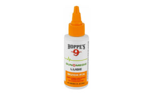Hoppe's Gun Medic Lube bottle with orange cap