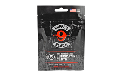 Hoppe's lubricating cloth packaging front view