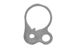 Metal rappelling ring designed for climbing safety