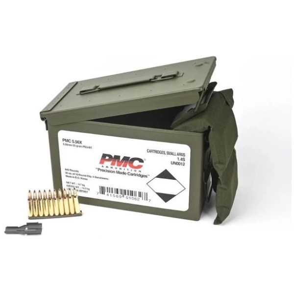 PMC Bronze Ammo Can 5.56NATO Rifle Ammo - 55 Grain | FMJ-BT | 840rd Can