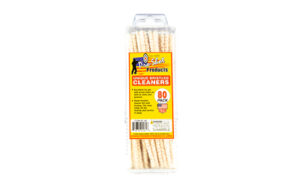 Pipe cleaners 80-pack in clear plastic container