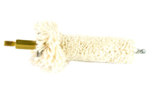 Paint roller cover with threaded end