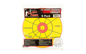 12-inch pistol training target with instructions