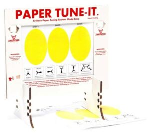 Archery paper tuning system for precision shooting.