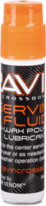 Serving fluid for crossbow maintenance.