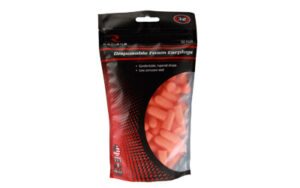 Bag of disposable foam earplugs, 50 pairs
