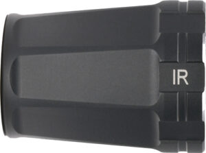 Black IR flashlight zoom lens cap
