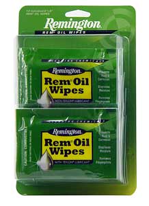 Remington Rem Oil Wipes packaging