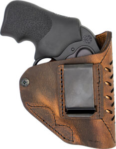 VERSACARRY REVOLVER HOLSTR IWB - RH S&W J FRAMES 2" BROWN/BLACK