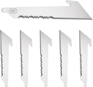 Set of precision cutting blades for hobby tools