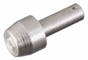 Metal welding contact tip, cylindrical design
