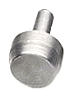 Metallic push button switch or actuator component
