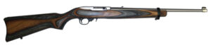 RUGER 10/22 CARB 22LR SS/BLK/BRN LAM