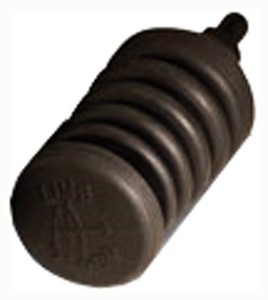 Black rubber accordion bellows vacuum pump