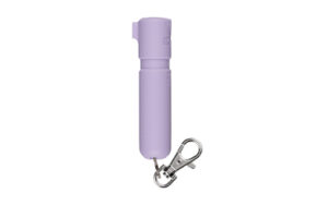 Purple keychain pepper spray with clip