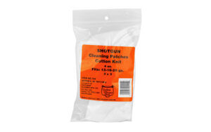 Shotgun cotton cleaning patches, 12-16 gauge