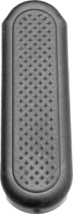 Black textured rubber grip handle