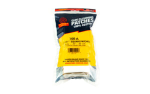 Gun cleaning cotton patches package