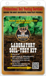 Whitetail Institute soil test kit for food plots.
