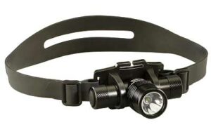 Adjustable black headlamp with LED light