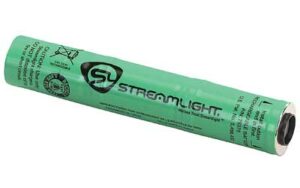 Streamlight flashlight battery, green, cylindrical shape