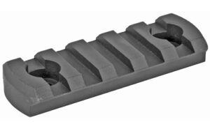 Black Picatinny rail section accessory mount