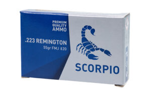 .223 Remington Scorpio ammo box