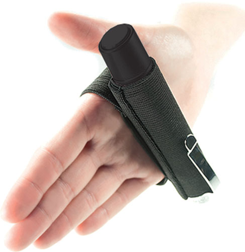 S&W SMALL COLLAPSIBLE BATON - 12.1" BLACK WITH HAND HOLSTER - Image 3
