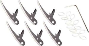 Hair clip replacement kit with pins and tool