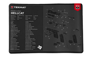 TekMat Hellcat gun cleaning mat schematic diagram